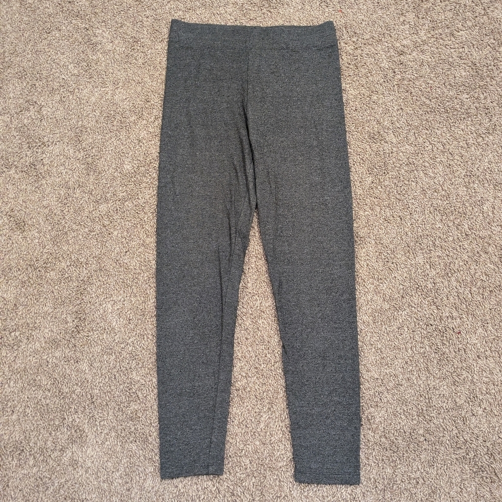 Forever 21 soft and stretchy heathered grey casual leggings size medium